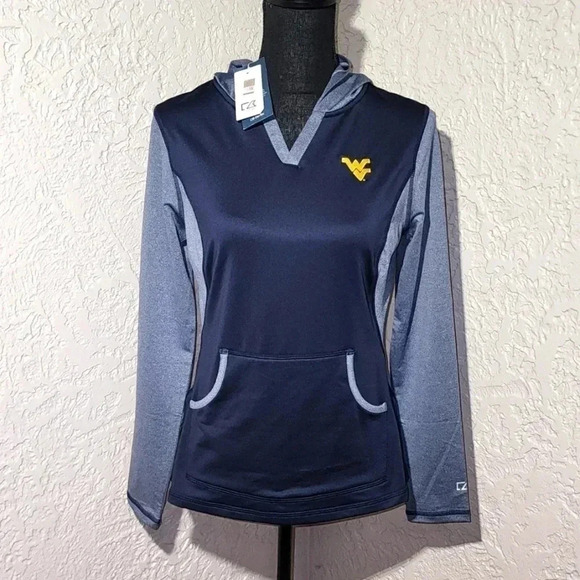 CUTTER & BUCK WEST VIRGINIA hoodie - Picture 1 of 9